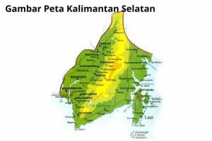 Gambar Peta Kalimantan Selatan