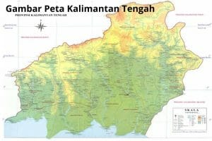Gambar Peta Kalimantan tengah
