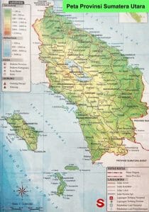 Peta Provinsi Sumatera Utara