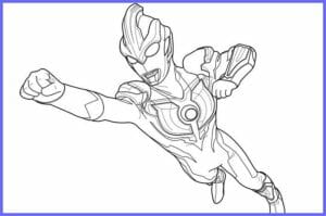 Sketsa Gambar Ultraman Keren