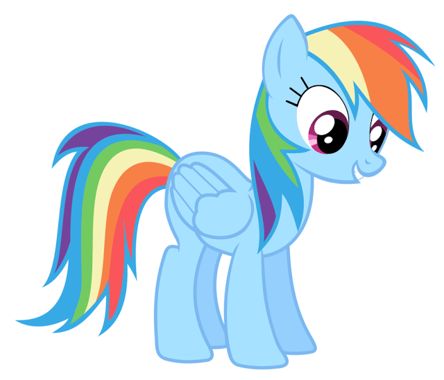 Gambar Kuda Poni Rainbow Dash