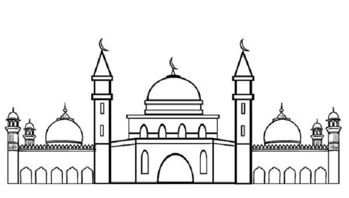 Gambar Masjid yang Mudah Ditiru