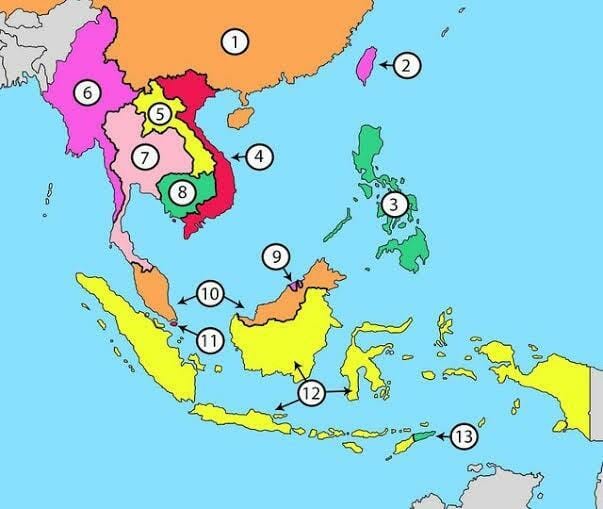 Gambar Peta Buta ASEAN