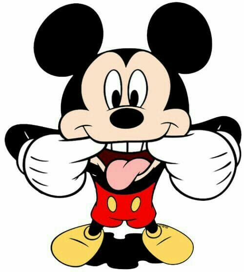 Gambar Mickey Mouse Lucu