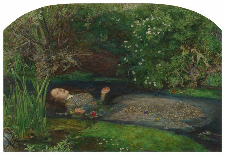 Ophelia - karya John Everett Millais