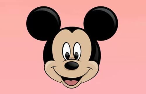 Gambar Kepala Mickey Mouse