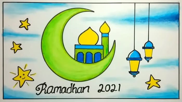 Poster Ramadhan Anak SD Simple