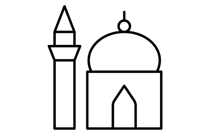 Sketsa Masjid Anak TK