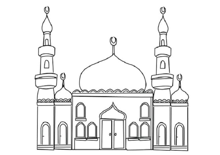 Sketsa Masjid Minimalis dan Bagus