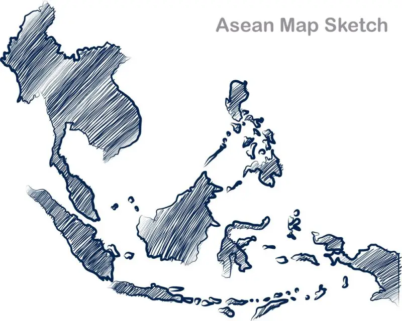 Sketsa Peta ASEAN