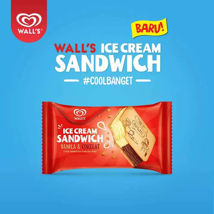 Contoh Gambar Iklan Ice Cream Sandwich