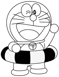 Sketsa Doraemon Tertawa