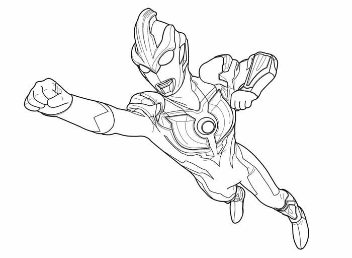 Sketsa Gambar Ultraman