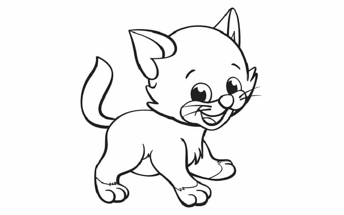 Sketsa Anak Kucing